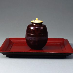 《唐物肩衝茶入　銘「松永」》　中国・明時代　15～16世紀